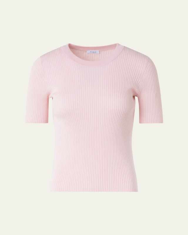 Twisted Cotton Ribbed Top